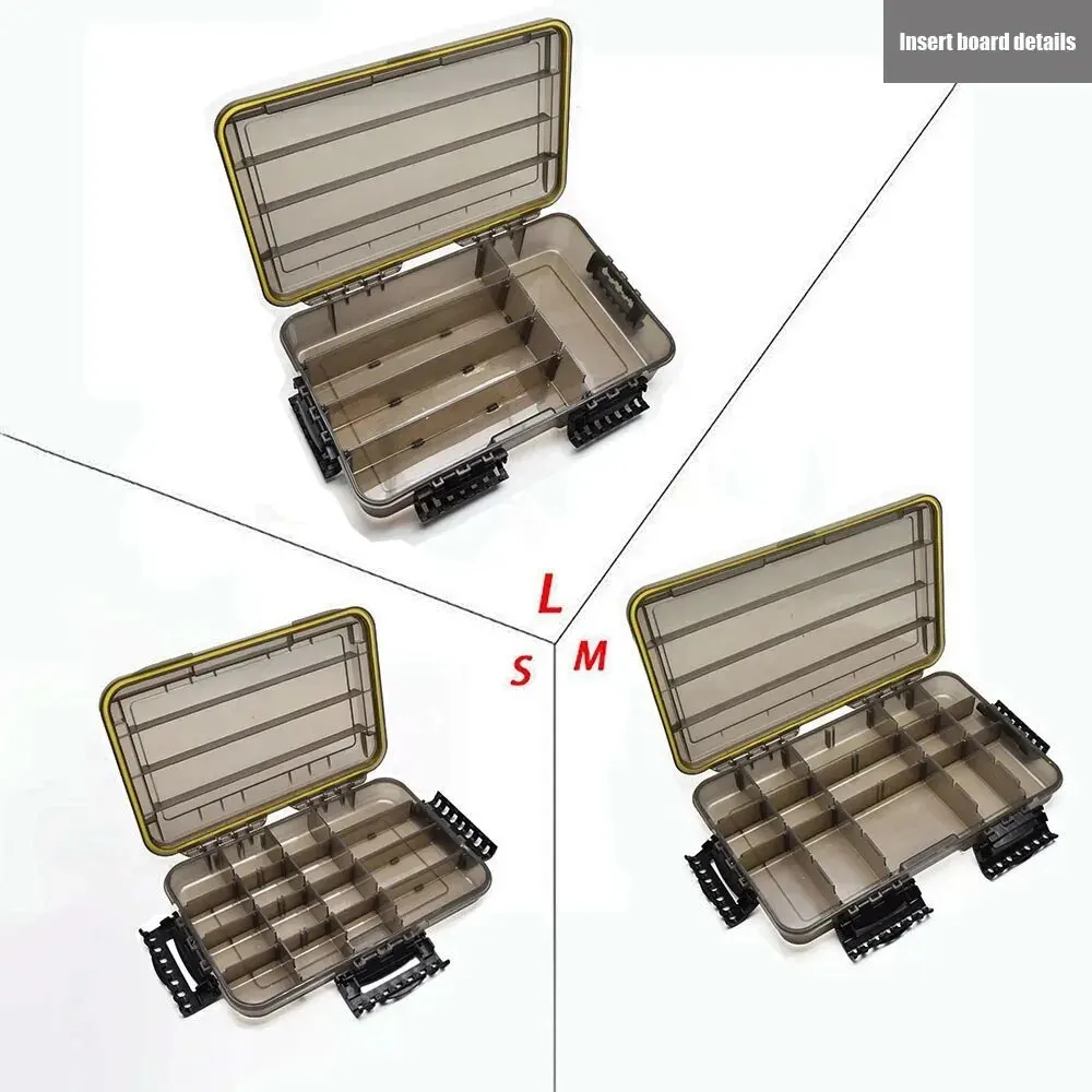 Waterproof Fishing Tackle Box Large Capacity Fishing Accessories Tool Storage Box Fish Hook Lure Fake Bait Box Fishing Supplies 3