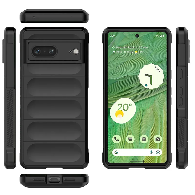 Shockproof Silicone Phone Case - Skin-Friendly Back Cover