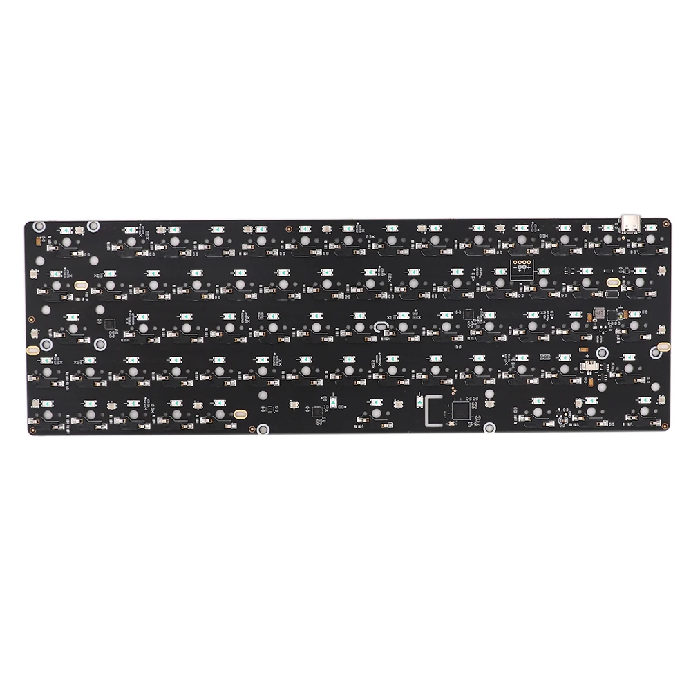 Teclado Mecânico Personalizado Hot Swappable Bg64m Gh60 Pcb Três Modos Bluetooth 2.4g tipo sem Fio c Programa Rgb 60 - Imagem 4