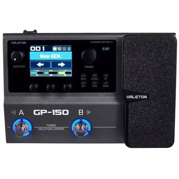 Valeton GP-150 멀티 이펙트 프로세서 (HD 모델링 기능 탑재, 일렉트릭 기타/베이스용)