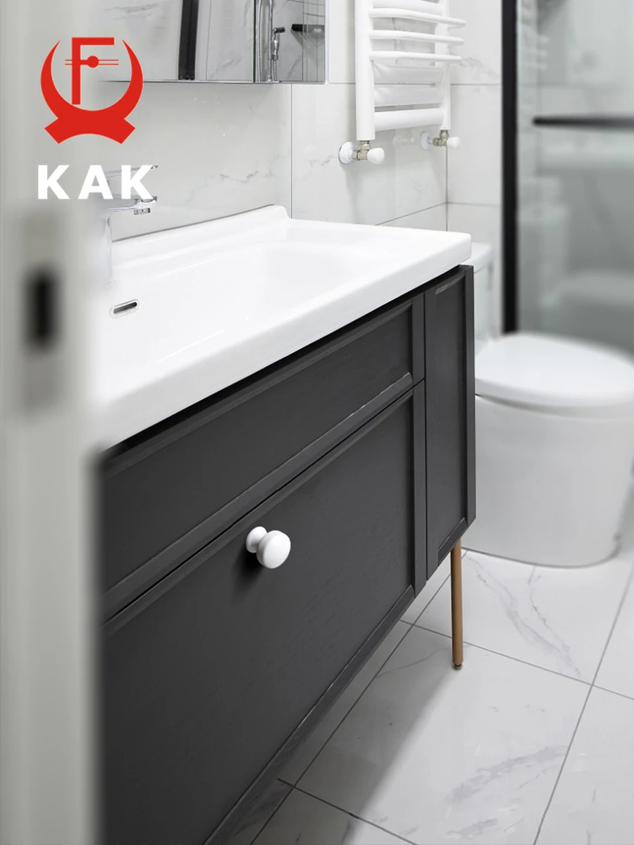 KAK-manija de armario de cocina blanca pura, aleación de aluminio