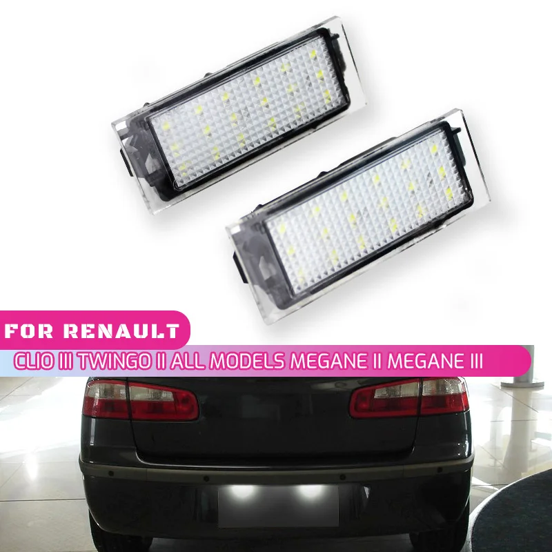 Led Targa Lampada Luce Auto Luz Nessun Errore Per Renault Megane 3 Clio Laguna 2 Megane 3 Twingo
