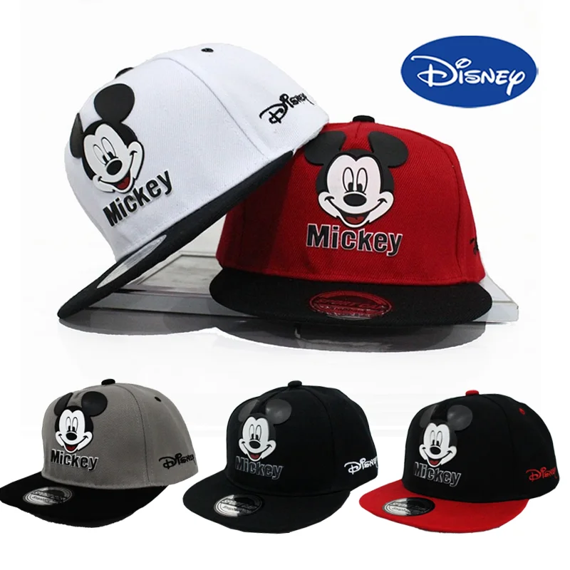 

Кепки Disney с Микки Маусом детские, Мультяшные модные бейсболки в стиле хип-хоп, солнцезащитные сетчатые шляпы для мальчиков и девочек, кепка для бейсбола, подарки