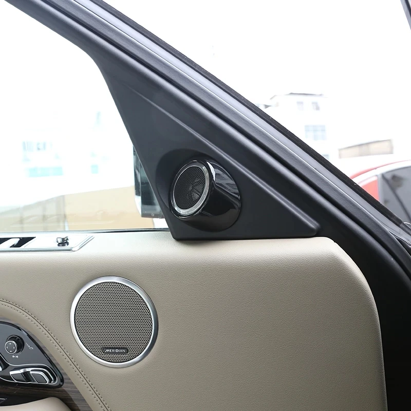 

Car Styling A Pillar Audio Speaker Tweeter Frame Cover Trim Sticker Chrome For Range Rover Vogue 2018-2020 Interior Accessories