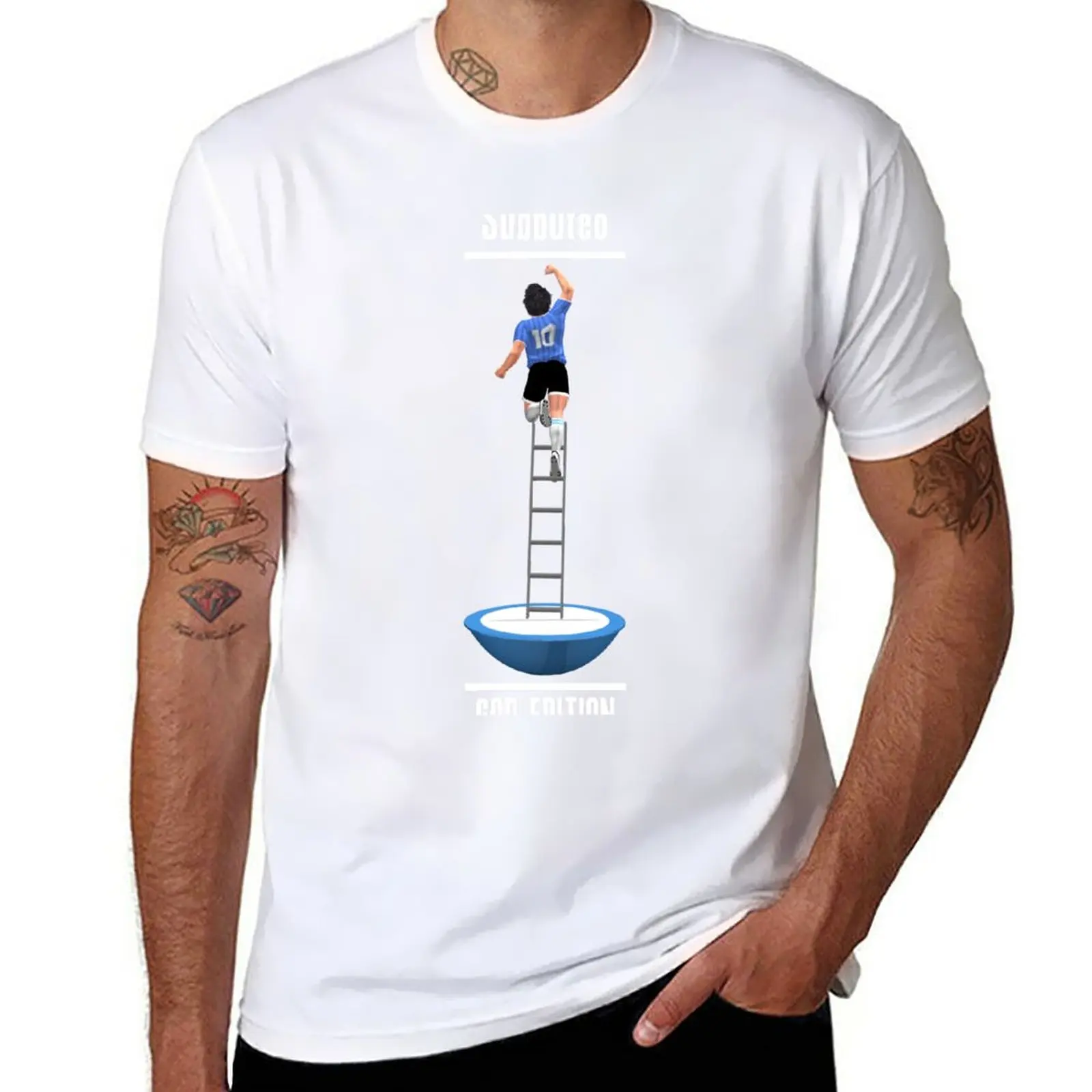 Nuovo Subbuteo: T-Shirt Hand Of God Edition Magliette Personalizzate Abbigliamento Vintage Felpe, Uomo
