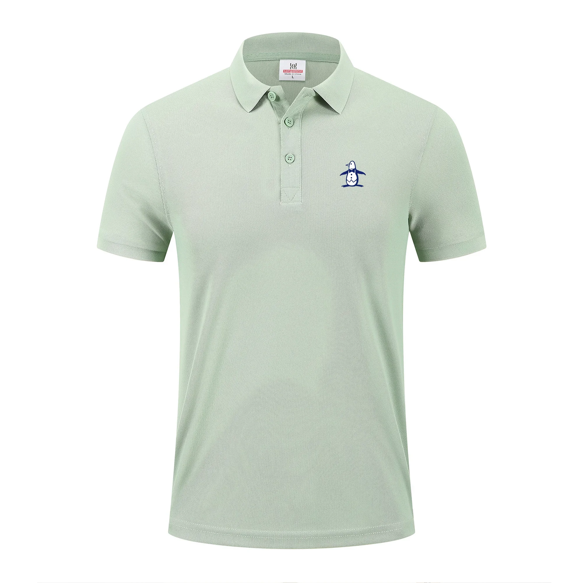 Men's Golf T-shirt 2024 New Summer New Short Sleeved Tops Polo Neck T-shirt Golf Polo Shirt Men's Fashion Casual GOLF Clothing