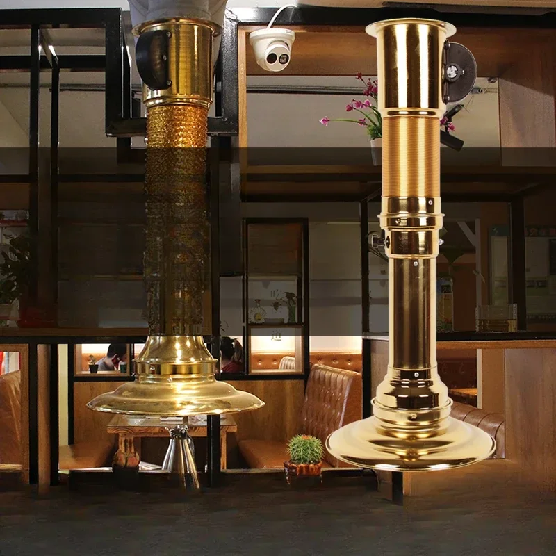 Retractable Korean Barbecue Shop Smoke Exhaust Pipe Kitchen Restaurant Big Suction Barbecue Smoke Exhaust Equipment 2