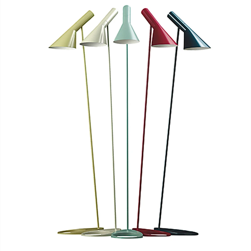 Nordic designer floor lamp modern minimalist floor lamps for living room bedroom study decor home E27 colorful standing lamp floor lamp