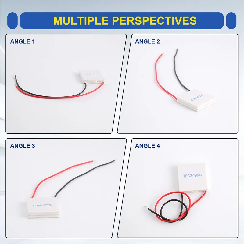 A29F-TEC2-19003 Thermoelectric Cooler Peltier 30X30mm 19003 Double Elements Module Electronic Cooling Sheet