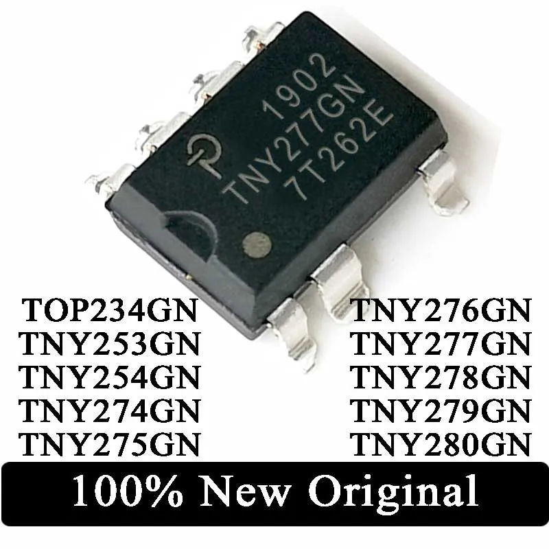 10Pcs 100% New TOP234GN TNY253GN TNY254GN TNY274GN TNY275GN TNY276GN ...