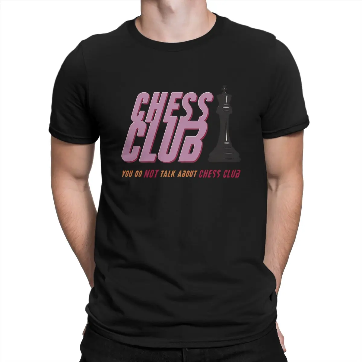 

Chess Club T-Shirts Men Chess Design Humorous Pure Cotton Tees O Neck Short Sleeve T Shirts New Arrival Clothing