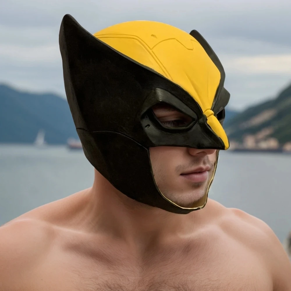 Cosplay Mask King Kong Helmet Halloween Party 1PC Wolverine Mask James Howlett Latex Full Face Masks Movie Props