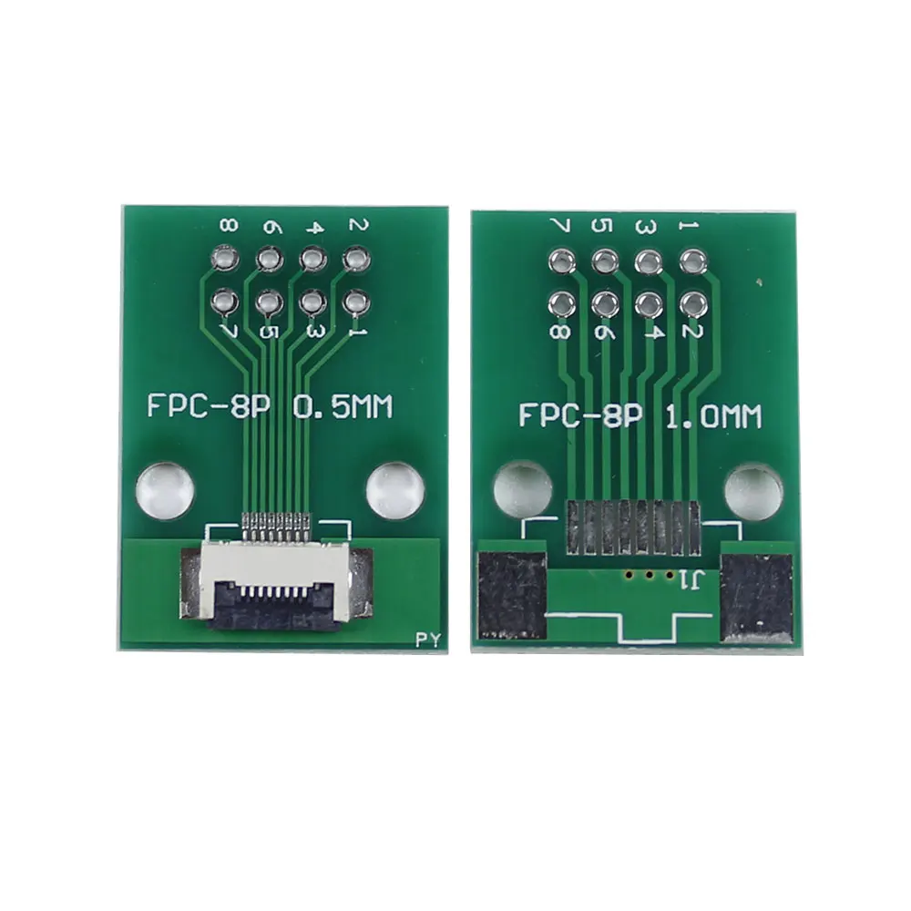 1Piece FPC/FFC Flat Cable Transfer Plate 0.5mm 1mm to 2.54mm Spacing Connector Flexible Flat Cable Adapter Board
