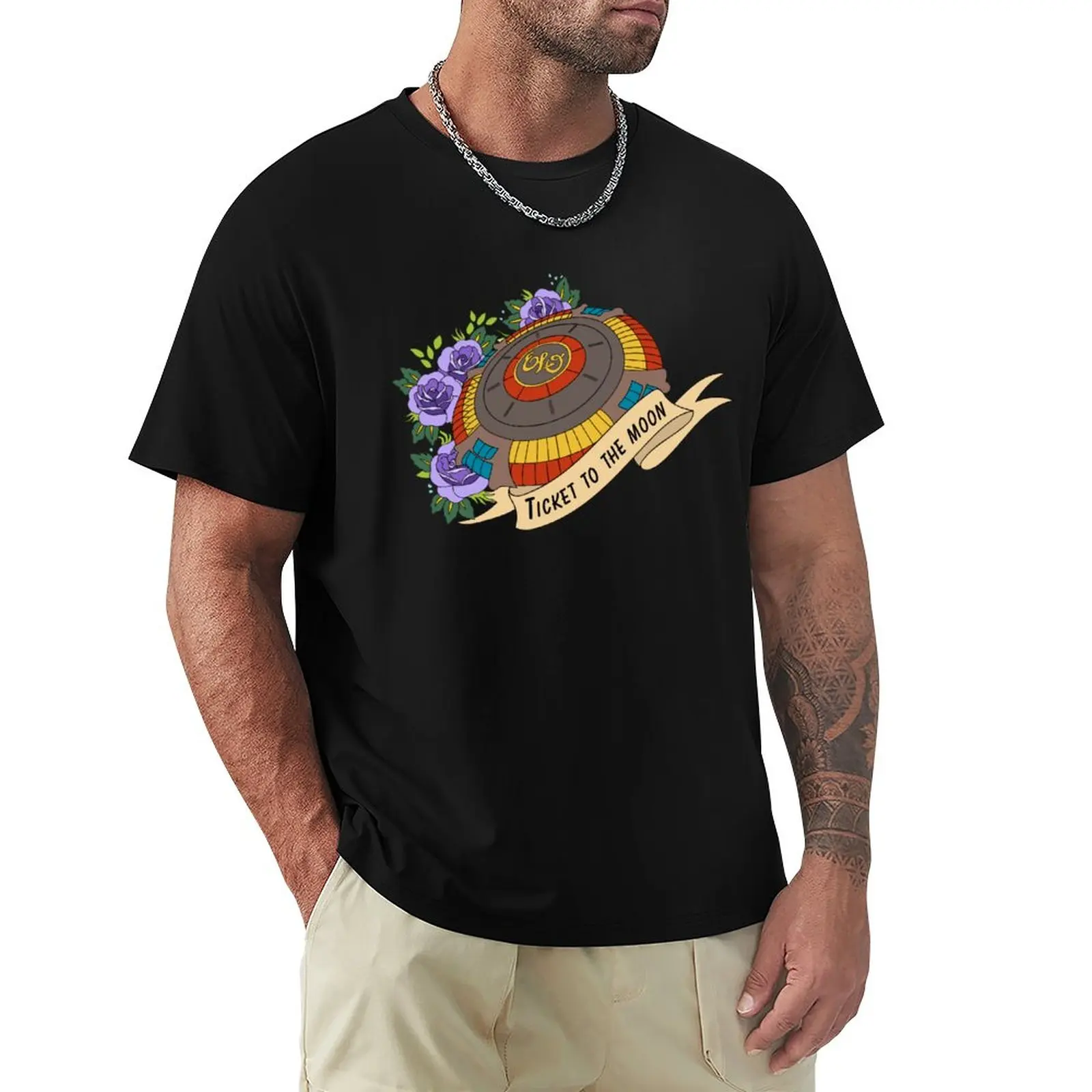 

tshirt brand t shirt ELO Spaceship T-Shirt anime aesthetic clothes black t shirts humor t shirt shirt mens t shirts