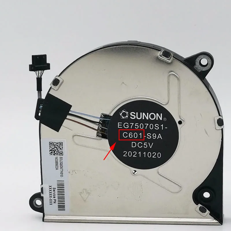 Cooling Fan HP ZBook Power 15 G7 G8 G9 HSN- Q26C HSN-Q36C EG75070S1-C601-S9A EG75070S1-C611-S9A N29325-001