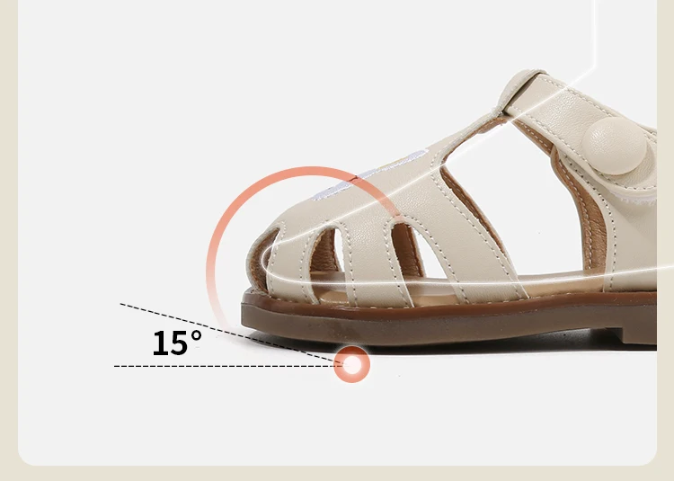 Baby step shoes little girl Princess Shoes Cute Girl Baby Shoes Summer Sandals Baotou children's shoes