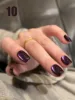 MIANEL 12ML/PCS Autumn Maillard Black Brown Cat Eye Gel Nail Polish Black Nails Christmas Nails Halloween Nails 2025 New Style 4