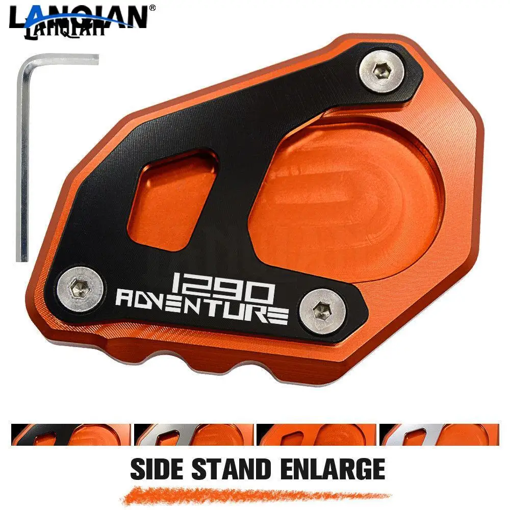 

Hot For 1290 Super Adventure R All Years Motorcycle Kickstand Side Stand Plate Pad Enlarge Extension