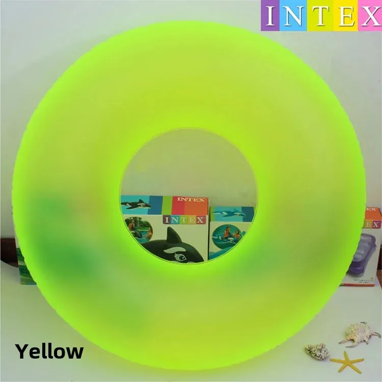 Intox 59262 Adult Swimming Ring Glowing Underwater Light Swimming Circle Lifesaving Ring Sports And Entertainment Products