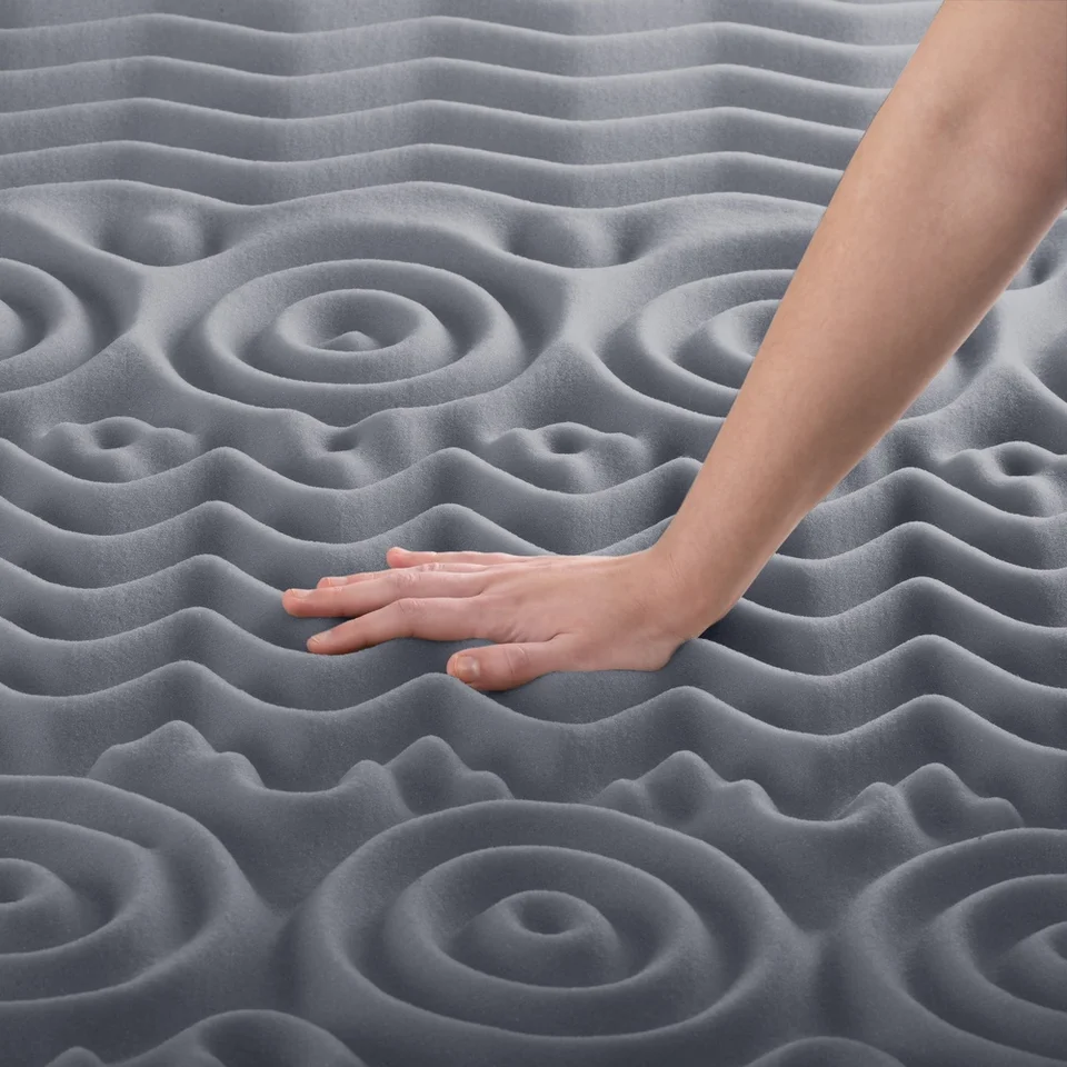 Cooling Titanium Memory Foam Mattress Topper Queen