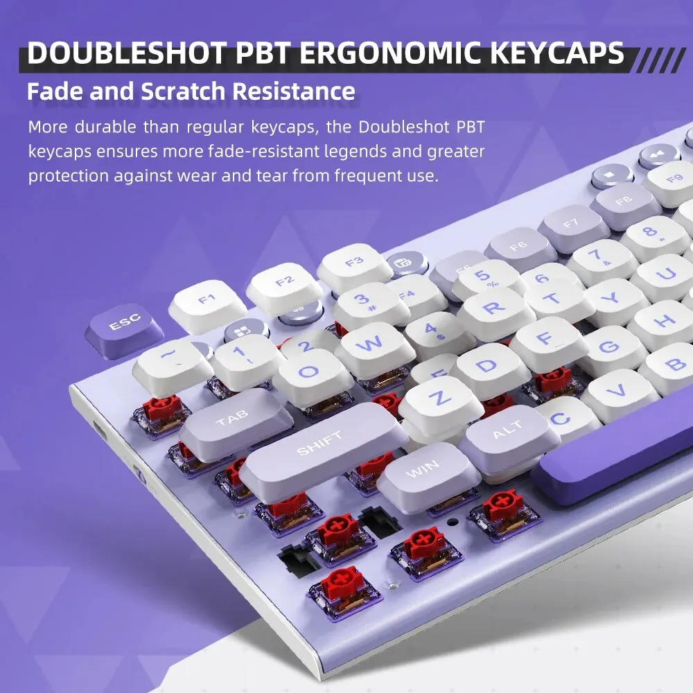 THUNDEROBOT K96 Wireless Mechanical Keyboard Low-profile
