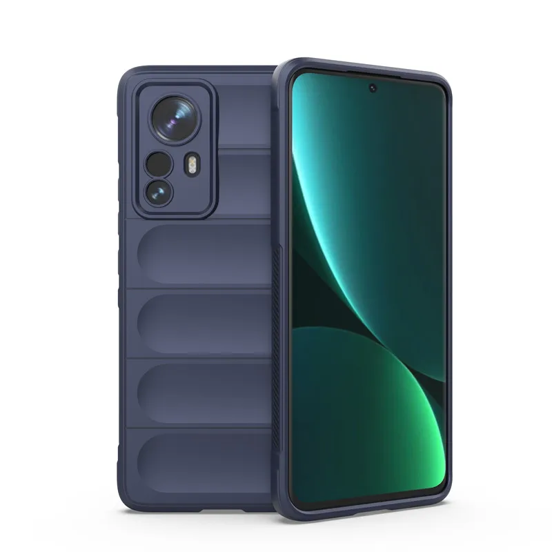 حافظة لهاتف Xiaomi 12 Pro لهاتف Xiaomi 12S Pro مقاس 6.73 بوصة ممتص للصدمات من السيليكون المطاطي لهاتف Xiaomi Mi 12 Lite 12 12S Pro Ultra