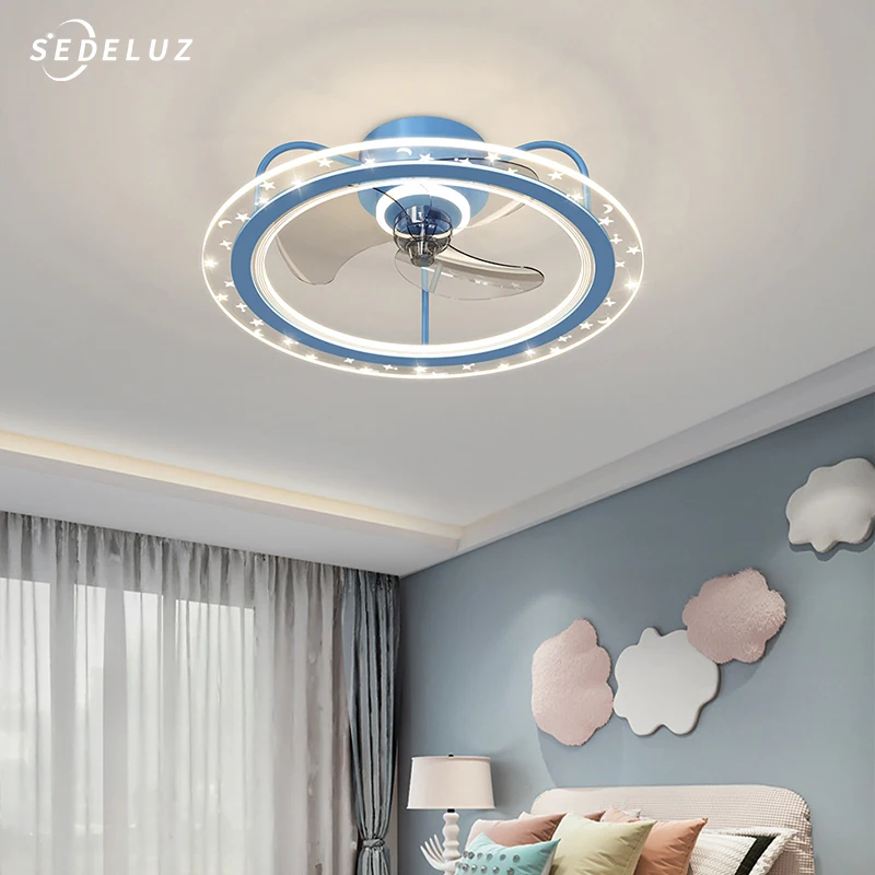 Modern Ceiling Fan Led Acrylic Lamp Is Suitable For Bedroom, Dining Room And Living Room.