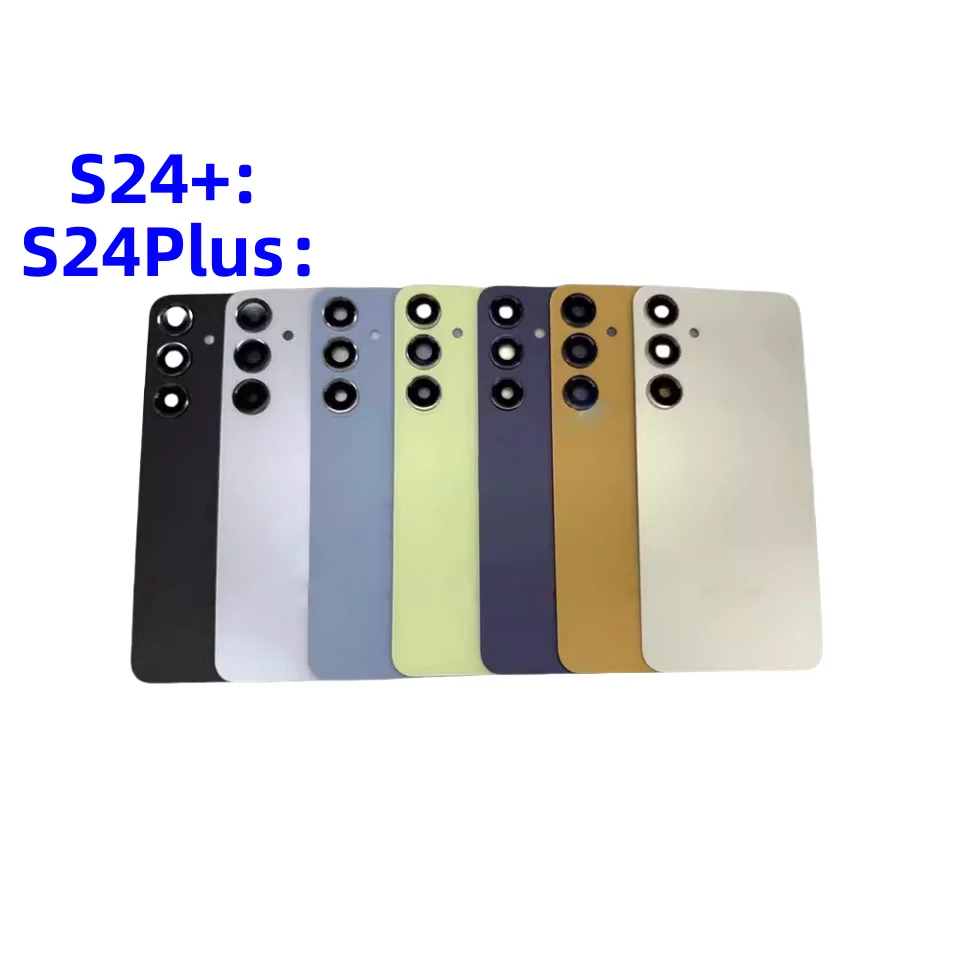 배터리 후면 커버 케이스, 후면 문짝 하우징 케이스, 유리 교체, 삼성 갤럭시 S24 + S24Plus S24Ultra SM-S9280 후면 커버