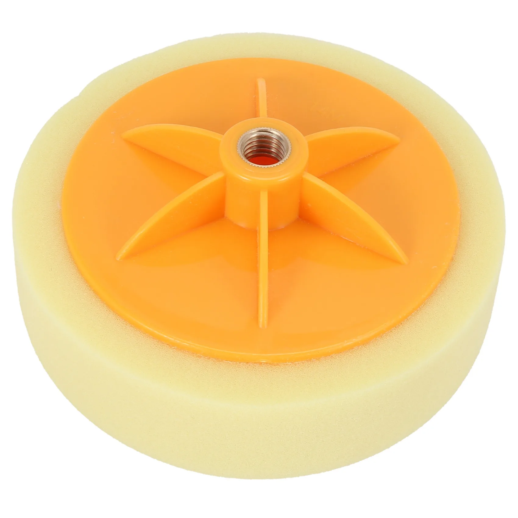 

6 Inch/15Cm Car Polishing Waxing Pad Sponge M14 Wheel Polishing Waxing Pad Kit Tool For Car Polisher Yellow