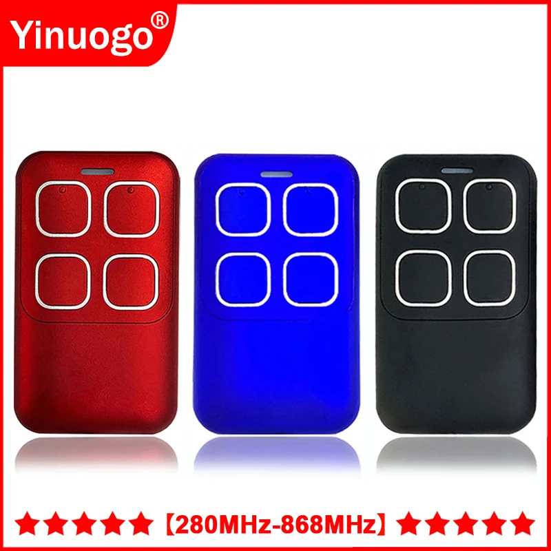 

Multifrequency Remote Control Garage Door Opener 280MHz-868MHz Electronic Gate Control Duplicator Variable Code Grabber Barrier