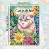 1pc, Cat Coloring Book, Teenagers Coloring Book, 30 Different Patterns, 100gsm Thick Paper, Stress Relief, Birthday Gift 2
