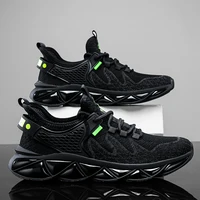 Men's Casual Sports Shoes Slip-On Knife Shoes - Shock Absorber Anti-Slip Running Shoes - All Seasons Outdoor Training Sports Plaid