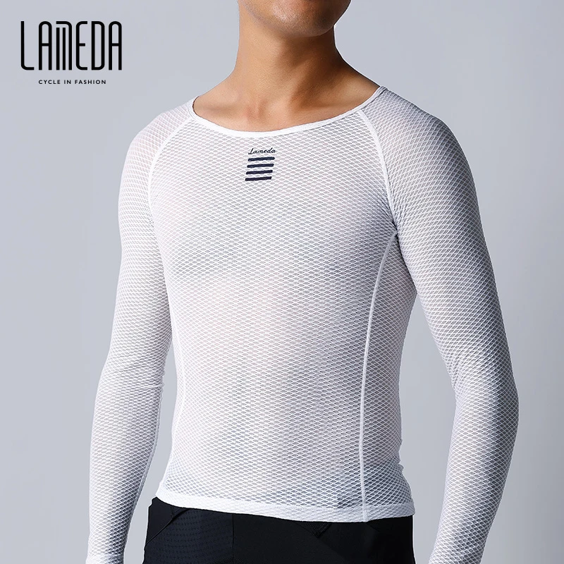 Lameda Cycling Underwear Sweat-absorbing Long Sleeves Breathable Cycling Base Layer Top Tight Underwear For Men cycling undershirt