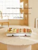ZF Electric Baking Pan Meat Roasting Pan Multi-Functional Cooking Pot Household Grilled Meat Hot Pot 3