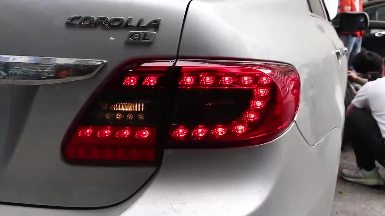 Автомобильный задний фонарь для Corolla 2011 2012 2013 модифицированный DRL обновленный