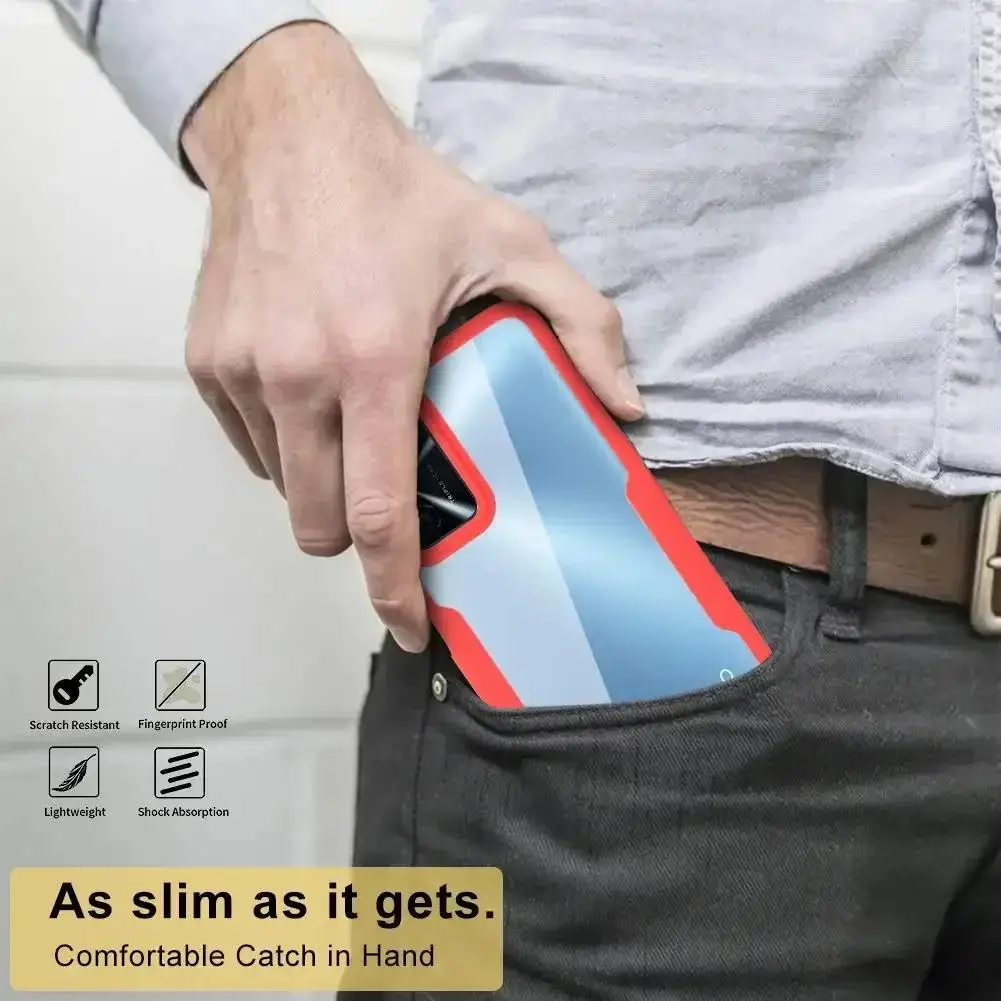 360° Full Protection Clear Shockproof Phone Case Cover