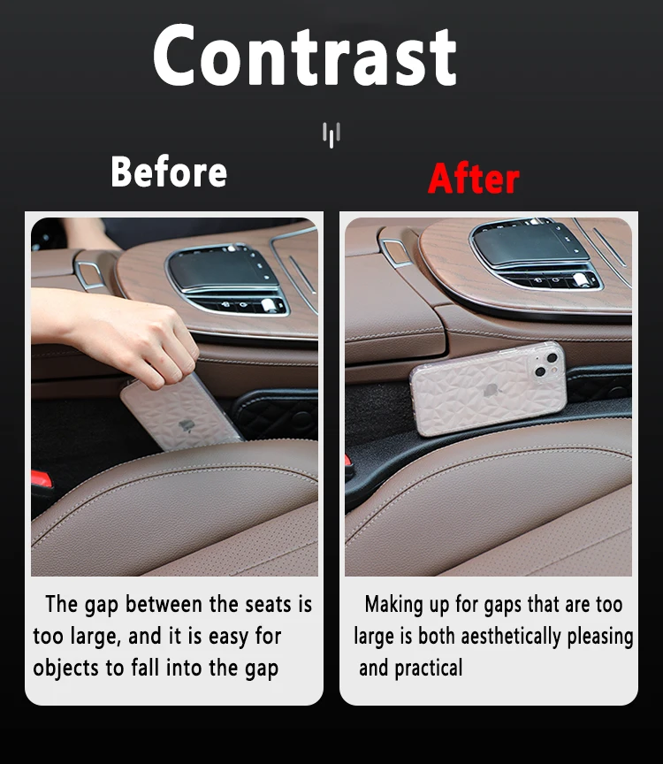 For Mazda 3 Axela BN BM 2014 2018 BHN1 50 EL1BB 2015 2016 Leak-proof  Filling Car Seat Gap Filler Side Seam Plug Strip
