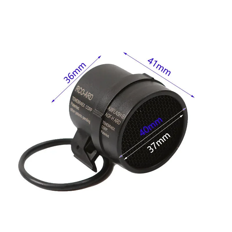 Description Picture 5 of itemACOG Scope Killflash Cover Cap Metal Mesh Lens Protector Hunting Optics Accessories Gun Rifle Red Dot Sight Kill Flash