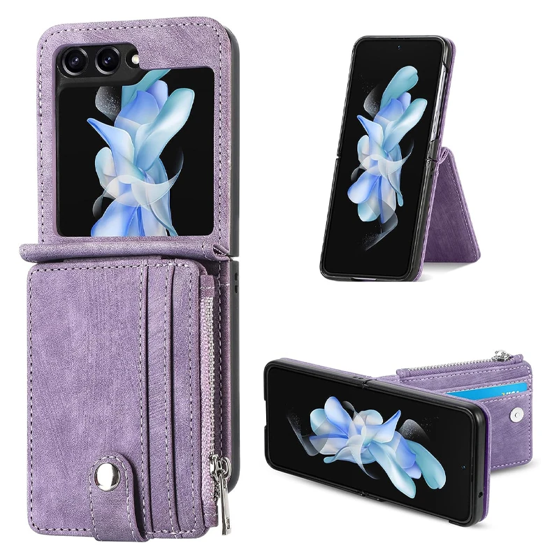 Folio 2-in-1 iPhone Wallet w/ Detachable Folding Card Holder Case