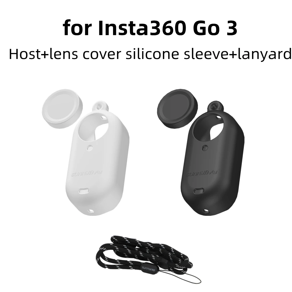 

Силиконовый ремешок для камеры Insta360 GO3, защитный чехол для объектива камеры с защитой от потери, ремешок для Insta360 Go 3, аксессуары
