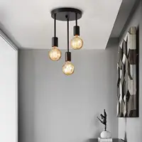 Industrial style restaurant E27 living room ceiling light retro bedroom kitchen corridor staircase countryside pendant light