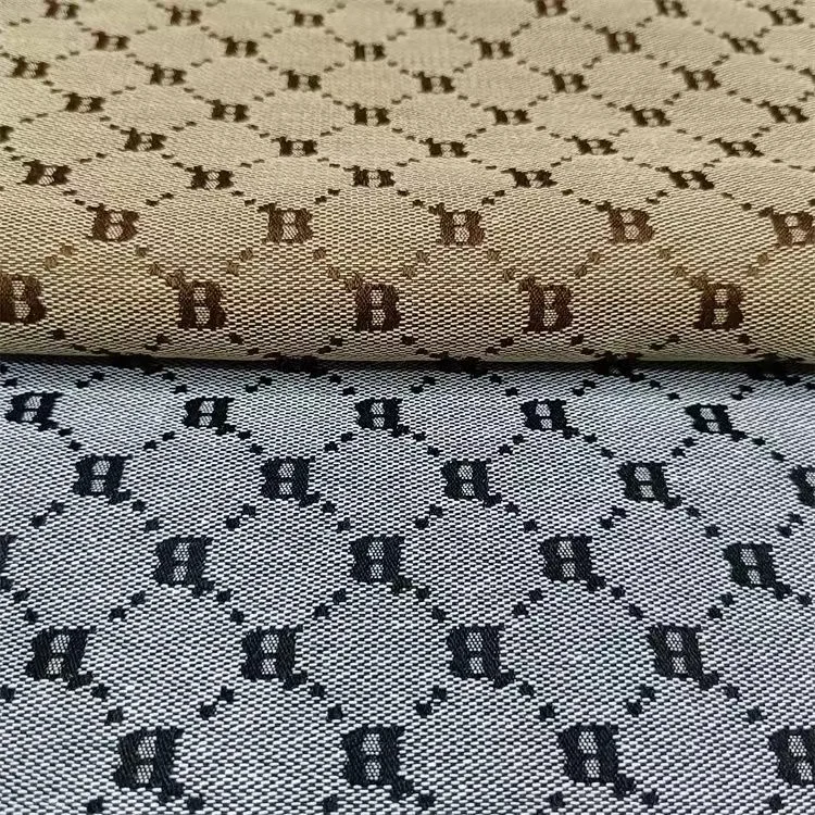 

Luxury letter B jacquard fabric Clothing fabric diy handmade clothing sofa cover making clothing English letter fabric