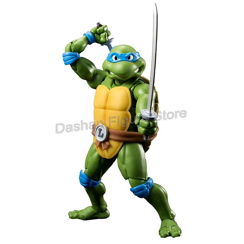 Shf tartaruga ninja leo leonardo rafael michelangelo donatello figura de  ação modelo brinquedos