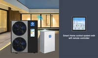 R410a Air-eau faible température DC onduleur pompes à chaleur pour le chauffage de la maison pompe à chaleur intelligente chauffe-eau avec Wifi 6