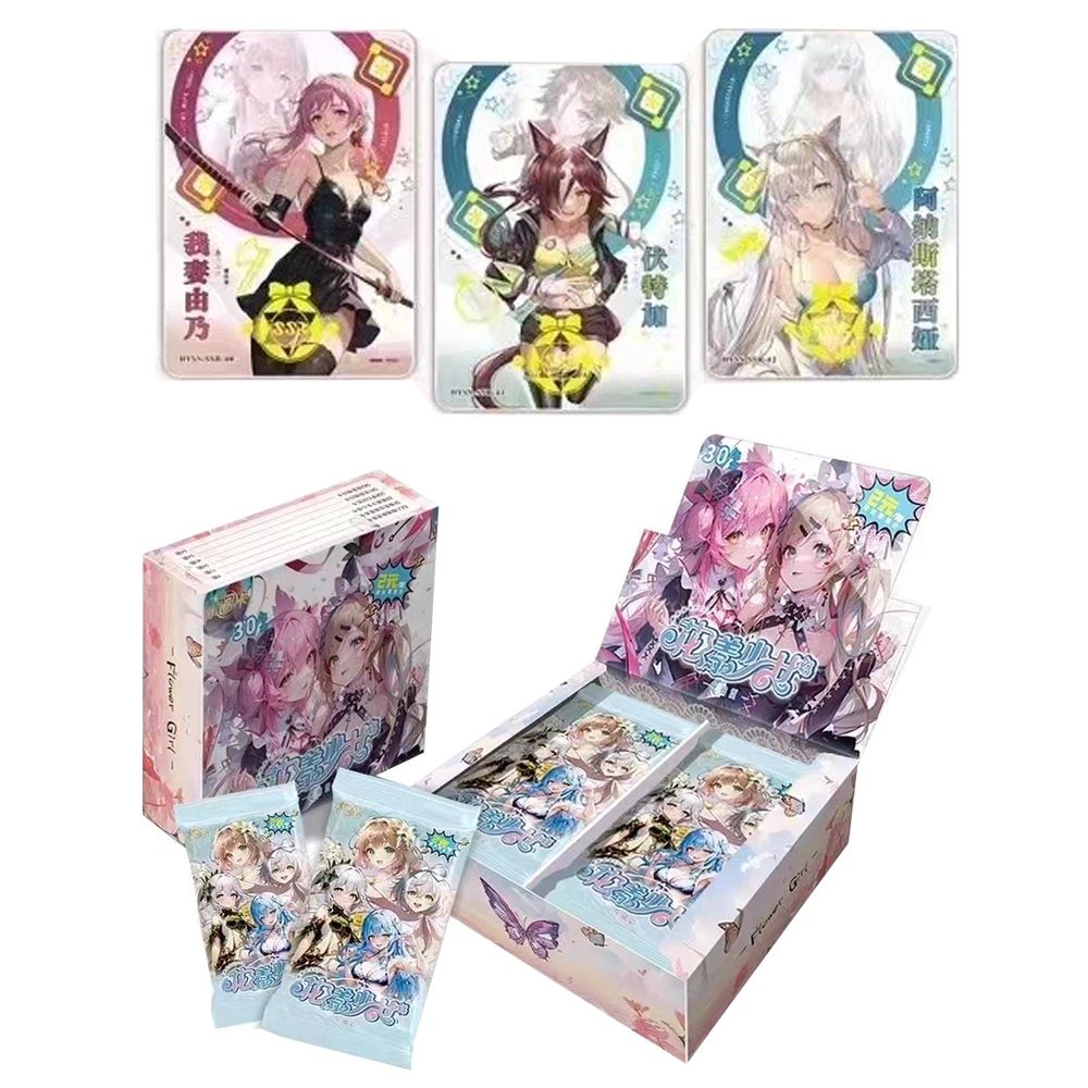 

New Flower Girl Goddess Story Collection Cards Anime Girl Party Swimsuit Bikini Feast Card Kids Toys And Hobbies Gift