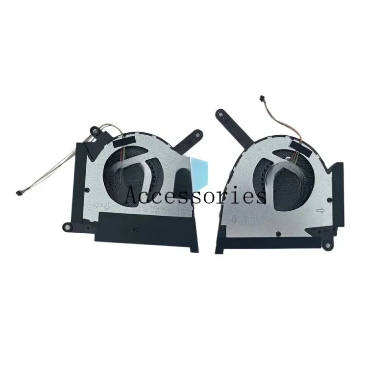 

Laptop CPU GPU Cooling Fan For ASUS TUF Dash F15 FX517 ZC FX517ZE FX517ZR RTX3070 3050 13NR0990T01021 13NR0950P02011 5V&12V Fan