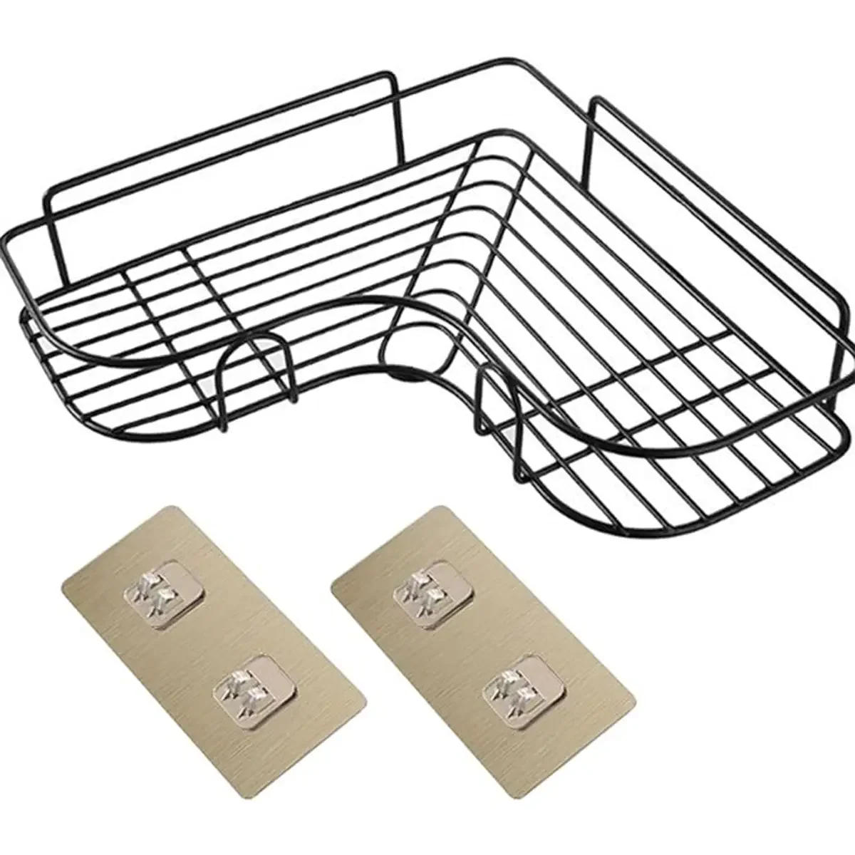 Non Perforated Bathroom Triangle Shelf Wall Mounted Toilet Washbasin Storage Wall Supplies 1PCS