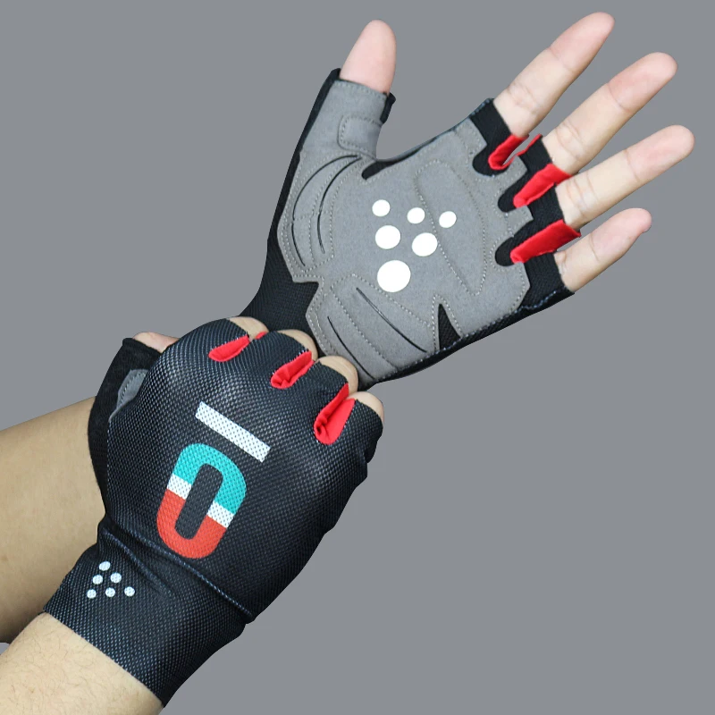Guantes Ciclismo Men Women Pro Aero Cycling Gloves Team Light Half Finger Anti Slip Shockproof Road Bike Gloves 3
