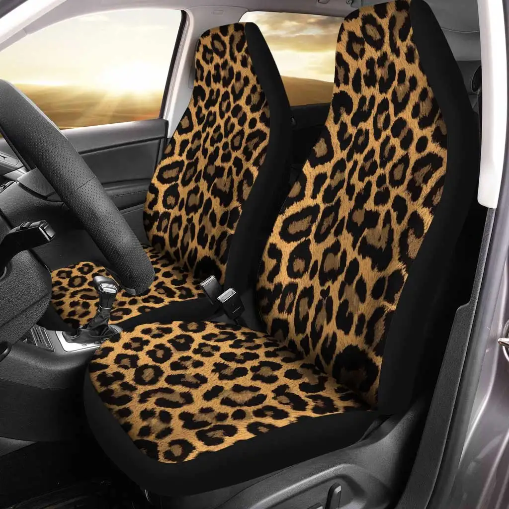 Green Cheetah Print Car Seat Covers Custom Car Accessories Gifts Idea,Pack  of 2 Universal Front Seat Protective Cover - AliExpress