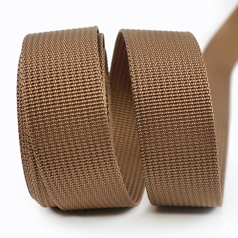 Durable Nylon Webbing Tape for Bag Straps and DIY Sewing Projects (20-50mm, 10M)